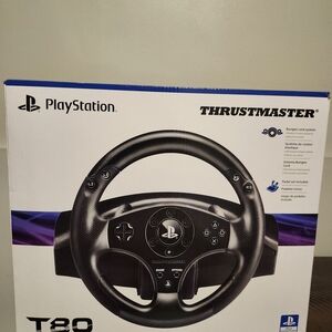 T80 Racing Wheel for PlayStation - Black